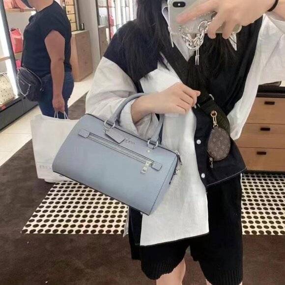 Coach Rowan Satchel Shoulder Bag CROSSBODY - Picture 8 of 9